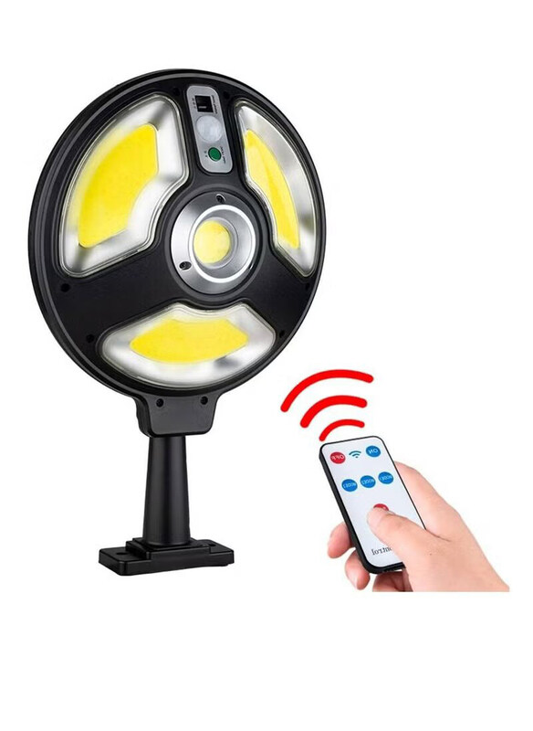 

XiuWoo 150 COB Outdoor Solar Waterproof Street Light with Garden Infrared Motion Sensor & Smart Remote Control, Multicolour