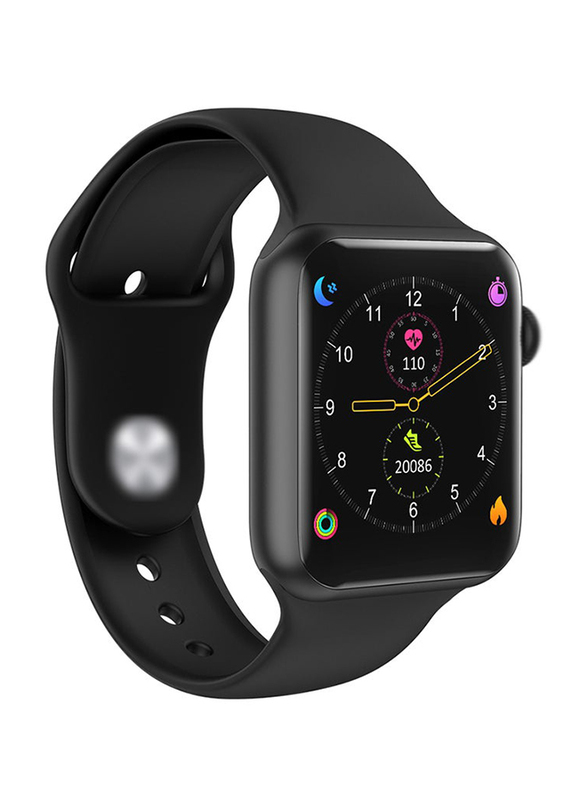 V10 Colour Screen Full Touching Sport Intelligent Smartwatch, Black