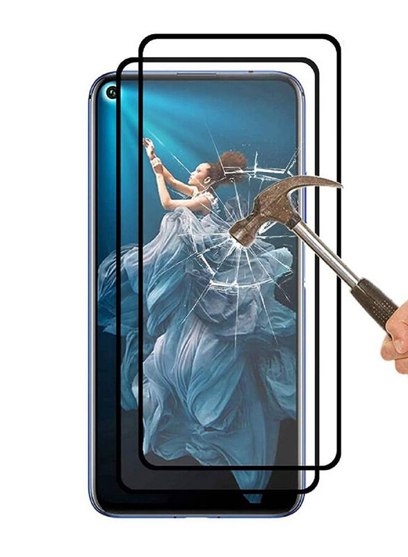 

Generic Huawei Nova 5T Tempered Glass Screen Protector, 2 Pieces, Clear