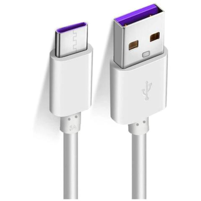 Earldom Charging Data Cable, USB Type A to Usb Type C, White