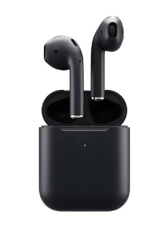 Haino Teko Germany Bluetooth In-Ear Earphones with Charging Case for Apple iPhones & Android, Black