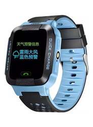 Children Study Play Touch Screen Smartwatch Blue/Black