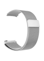 Replacement Mesh loop Band Strap for Huawei Gt 3 Watch 22mm, Silver