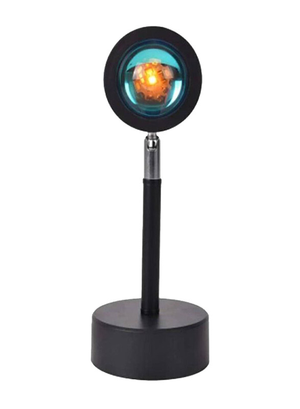 Adjustable Sun Set Lamp Stand, Black