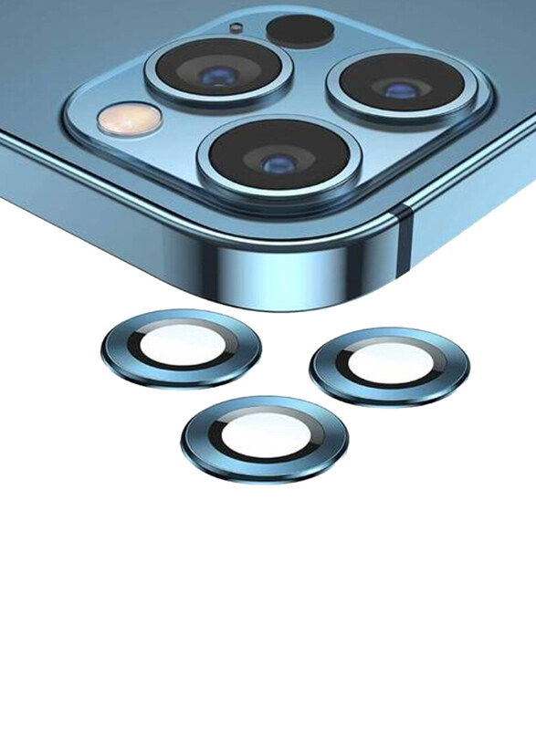 

Generic Apple iPhone 13 Pro Max Camera Lens Protector, Blue