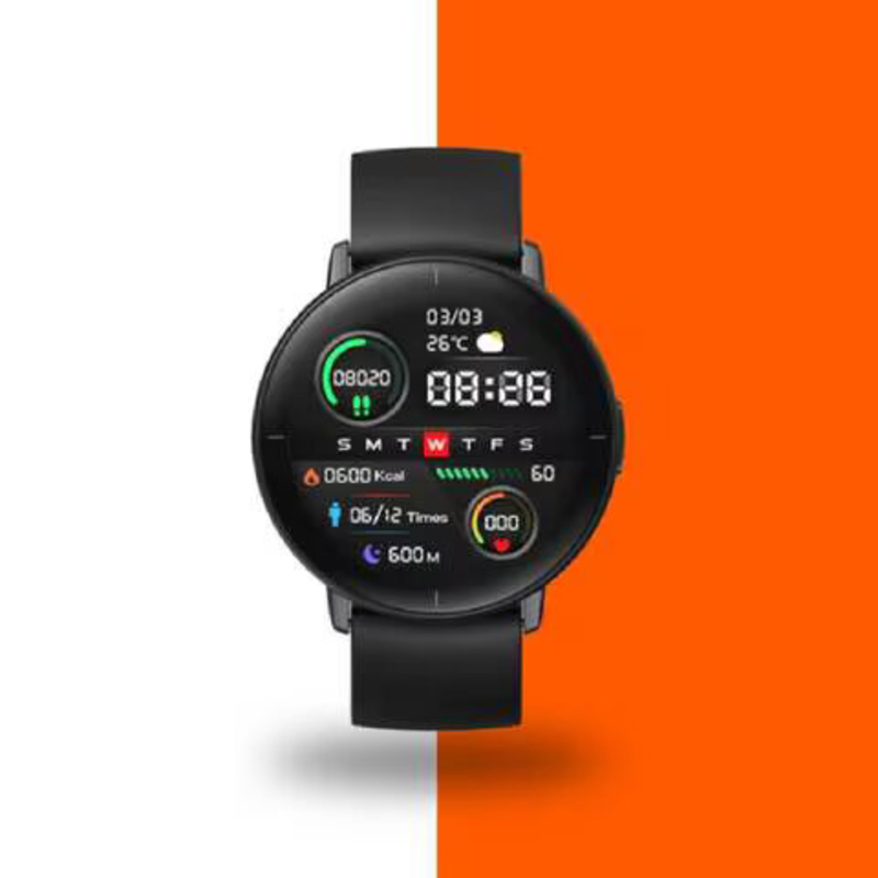 Mibro Lite X Fitness Tracker Smartwatch with Heart Rate Monitor, IP68 Waterproof, Sleep Monitor & Step Counter, Black