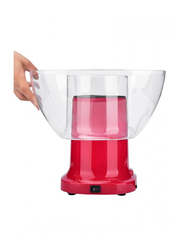 Lexical Household Hot Air Popcorn Maker Machine, LPO-3502, Red/Clear