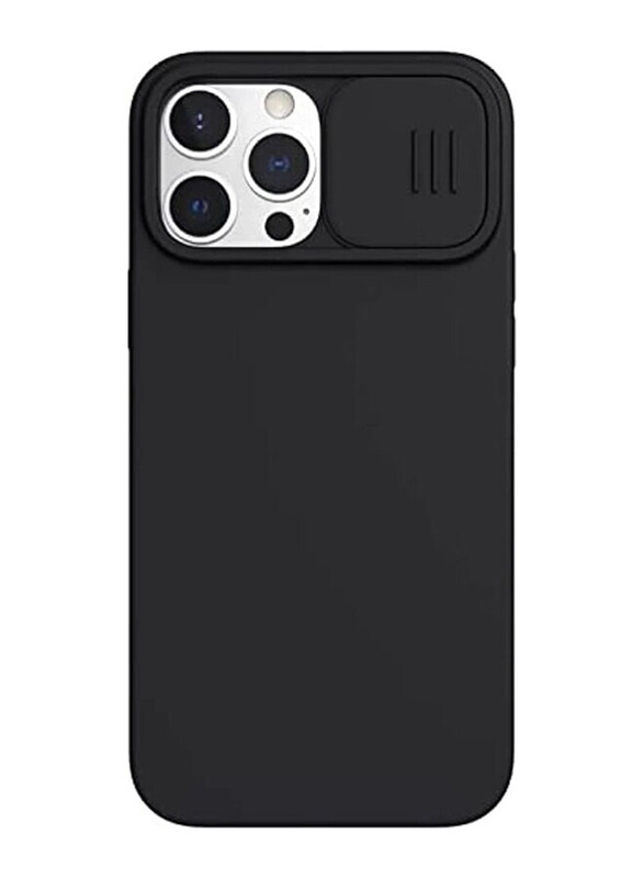 

Nillkin Apple iPhone 13 Pro Max CamShield Silky Silicone Mobile Phone Case Cover, Black