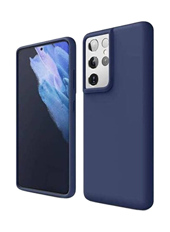 

Generic Samsung Galaxy S21 Ultra Soft Silicone Mobile Phone Case Cover, Blue