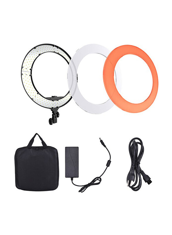 

Andoer 252-Piece LED Video Light Lamp Set, White/Black