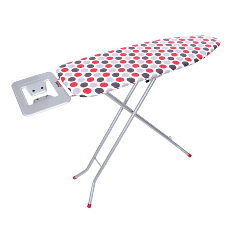 

Generic Foldable Turkey Ironing Board with Heat Resistant Cover & Steam Iron Rest, Multicolour