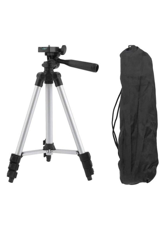 

NA Foldable Aluminium Alloy Tripod Stand for Camera, Black