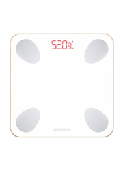 Bluetooth Body Fat Scale Digital Weight Scale, FG265RB, White