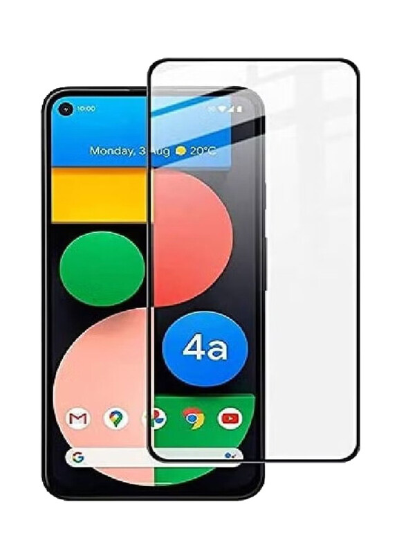 

Generic Google Pixel 4A 5G Full Coverage Protector HD Clear Bubble Free Tempered Glass Screen Protector, Clear