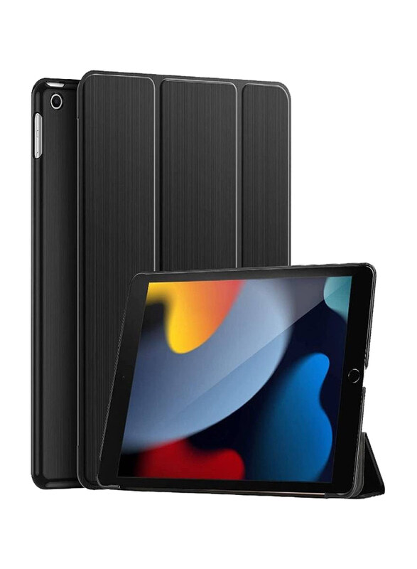 

Dux Ducis Apple iPad 10.2-Inch (2019) Slim Fit Lightweight Smart Trifold Stand Tablet Case Cover, Black