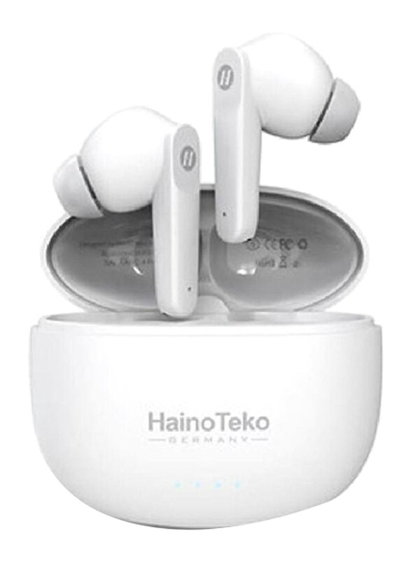 

Haino Teko Germany ANC-4 Pro Wireless/Bluetooth Noise Cancelling In-Ear Earphone, White