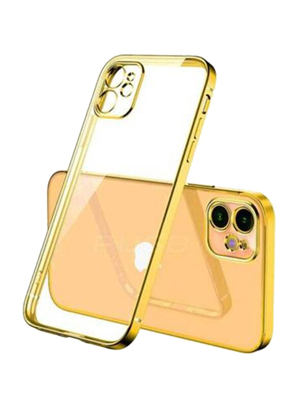 

Generic Apple iPhone 11 Electro Plated Silicone Mobile Phone Case Cover, Gold