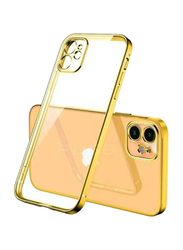 Apple iPhone 11 Electro Plated Silicone Mobile Phone Case Cover, Gold