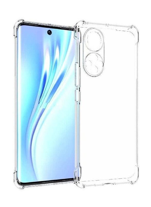 

Generic Huawei Nova 9 Shockproof Slim TPU Mobile Phone Case Cover With Bumper Airbag Corners, Clear