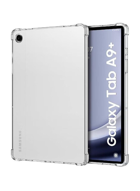 

Hyx Samsung Galaxy Tab A9 Plus/A9+ Protective Ultra Clear Soft Flexible TPU Skin Bumper Back Mobile Phone Case Cover, Clear