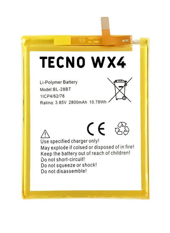 

Hyx Tecno WX4 Replacement High Quality Original Battery, White