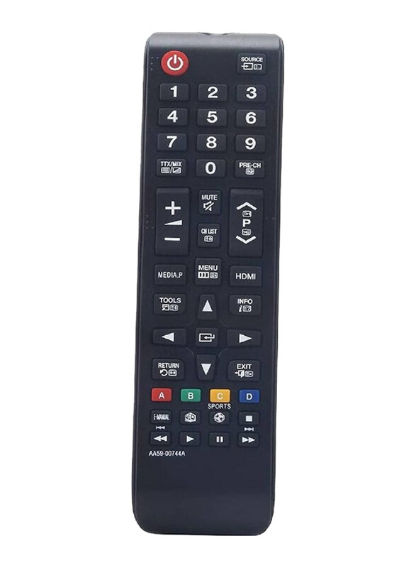 Replacement Remote Fit for Samsung LCD LED Plasma Smart TV, Black