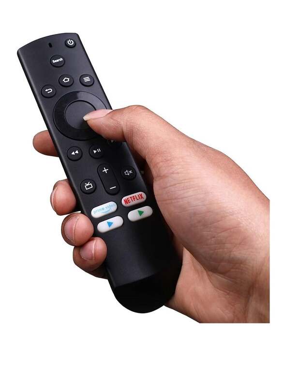 Replacement Remote Control For Insignia Fire TV And Toshiba Fire TV With Prime Video/Netflix Black