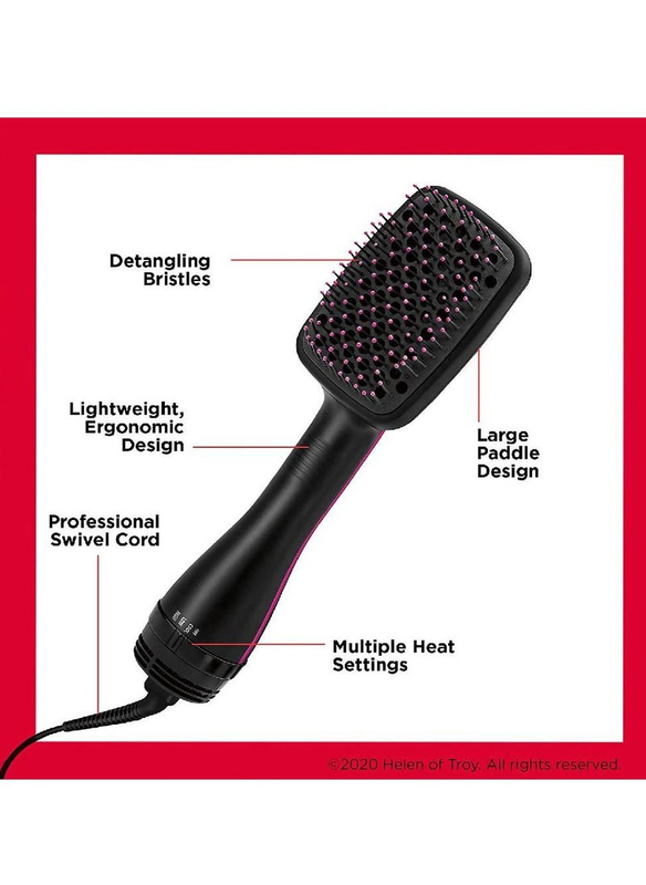 Arabest One-Step Hair Dryer & Styler for Detangle, Dry & Smooth Hair, Black