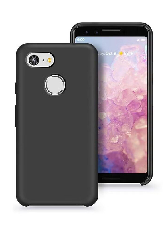 

Generic Google Pixel 3 Silicone Gel Rubber Soft Mobile Phone Back Case Cover, Black