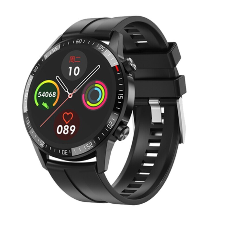 1.28 Inch IP67 Waterproof Smartwatch Fitness Tracker, Black