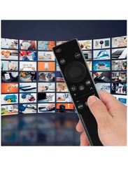 Smart TV Remote Control with Netflix Rakuten TV Button (2021) for Samsung, Black