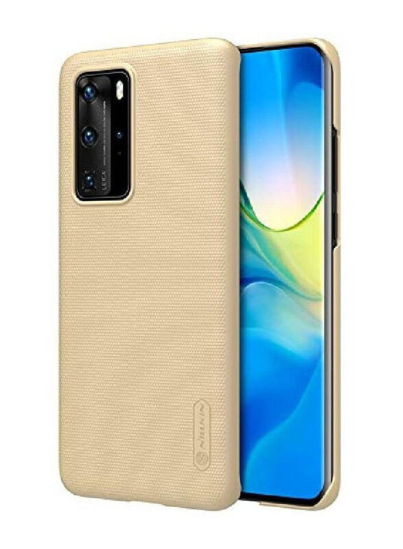 

Nillkin Huawei P40 Pro Super Frosted Shield Back Hard Mobile Phone Case Cover, Gold