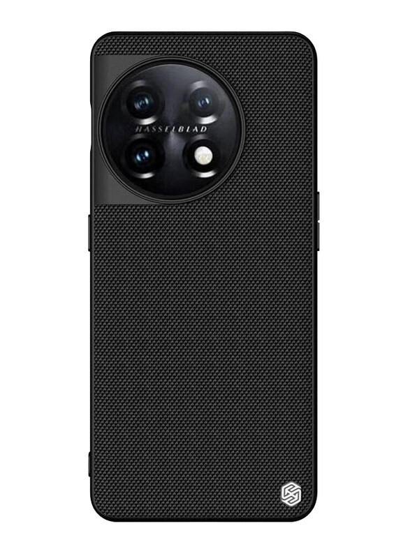 

Nillkin OnePlus 11 Textured Nylon Fiber Back Mobile Phone Case Cover, Black
