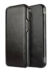 Apple iPhone 11 Pro Leather Folio Flip Mobile Phone Case Cover, Black
