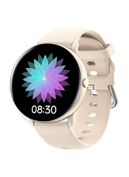 Full Touch Screen Round Smartwatch with All Motion Tracker, Gold