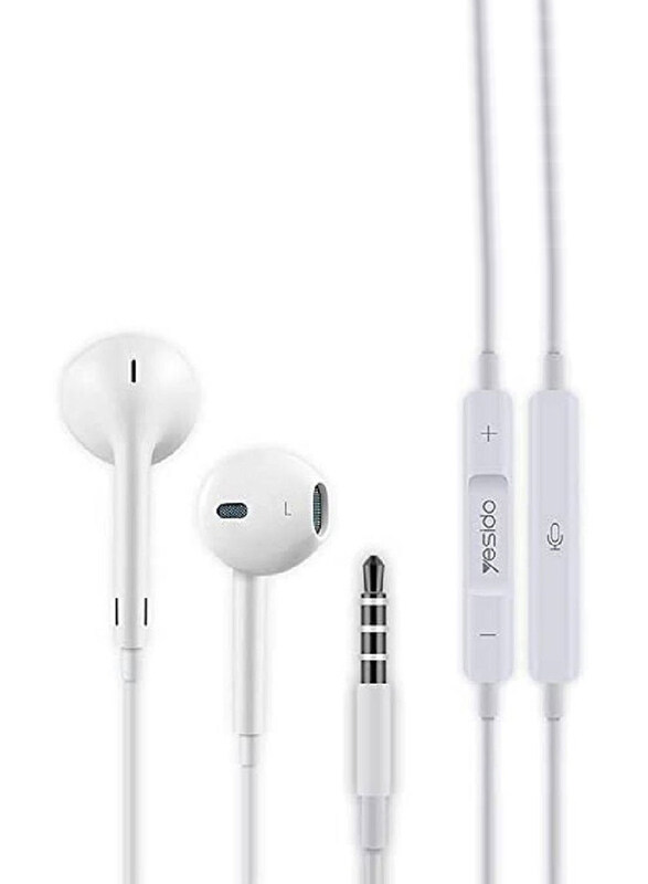 

Yesido 3.5mm Jack In-Ear Earphone, White