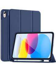 Protective Premium Genuine Leather Stand Flip Case Cover For iPad 10th Generation 10.9 inch 2022