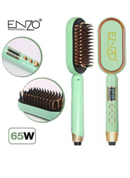 Enzo Advanced Straight Hair Comb, EN-4102, Light Green/Gold