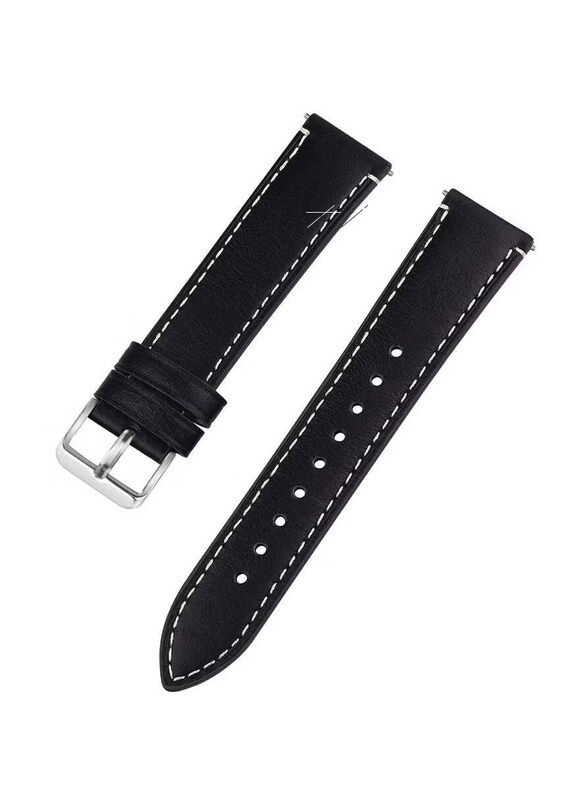 

Generic Leather Strap Band for Universal Watch, Black