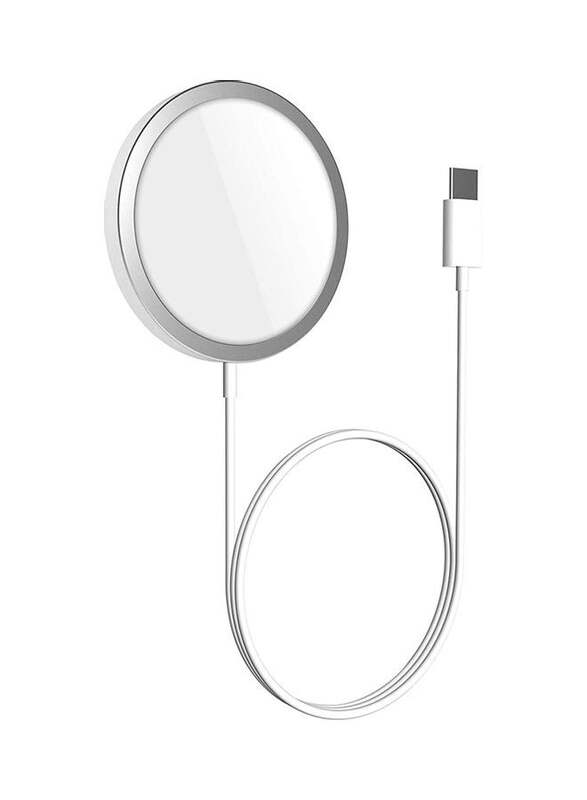 Wireless Magnetic Charger For Apple iPhone 12/11 White/Grey
