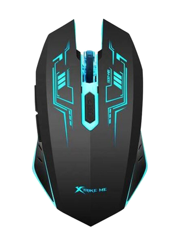 Xtrike Me Gaming Mouse for Pc With RGB Lights, Black