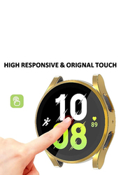 ZOOMEE Protective Ultra Thin Soft TPU Shockproof Case Cover for Samsung Galaxy Watch 4 40mm, Gold