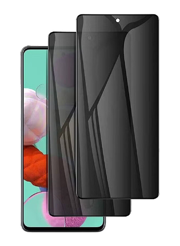 

Generic Samsung M32 4g Privacy Anti-Spy Tempered Glass Screen Protector, 2 Pieces, Black