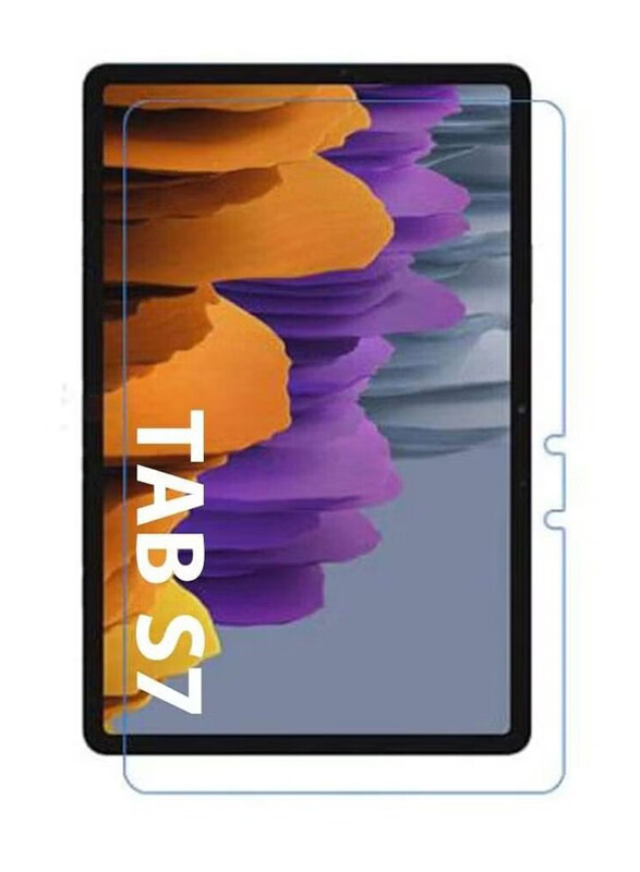 

Generic Samsung Galaxy Tab S7 Protective Tempered Glass Screen Protector, Clear