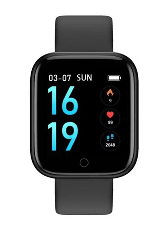 

Generic Watch T80 Smartwatches, Black Case With Black Sport Band