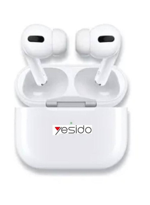 

Yesido Wireless/Bluetooth In-Ear Earbuds with Charging Case, White