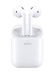 Yesido In-Ear Wireless Bluetooth Earbuds with Charging Case, White