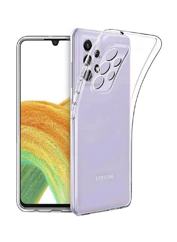 

Generic Samsung Galaxy A33 5G Silicone Back Mobile Phone Case Cover, Clear