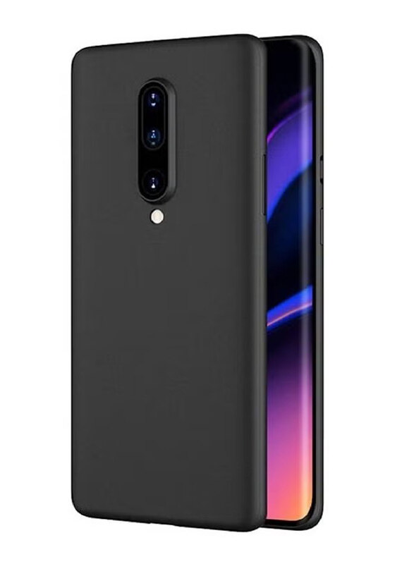 

Generic OnePlus 8 Soft Slim Flexible Shock Absorbent Protective Mobile Phone Back Case Cover, Black