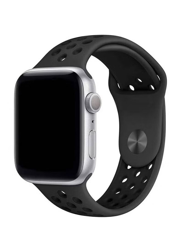 Sport Replacement Wrist Strap Band for Apple Watch 42/44mm, Black